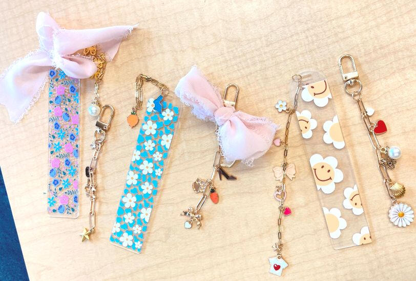 Bookmark Bag charm Examples