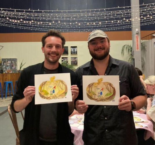 OTGW Watercolor Painting Workshop Students