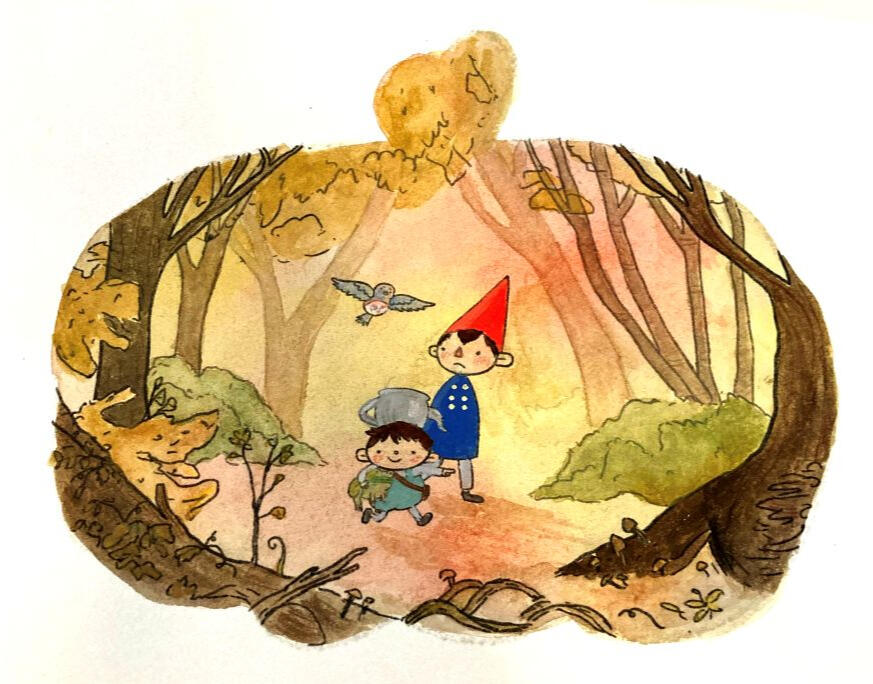 Over the Garden Wall Fan Art of wirt and greg